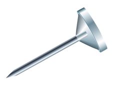 Exacompta - 100 Épingles tête plate - 5 mm - transparent