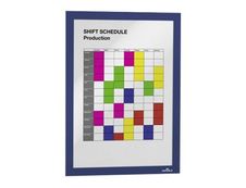 Durable Duraframe - Cadre d'affichage adhésif - A4 - bleu
