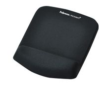 Fellowes PlushTouch - Tapis de souris / repose-poignets ergonomique - noir