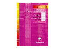 Clairefontaine - 200 copies doubles A4 - petits carreaux (5x5 mm) - perforées
