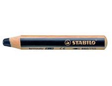 STABILO Woody 3 in 1 - Crayon de couleur pointe large - noir