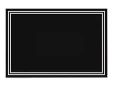 Bequet Ardoisine - 3 Pancartes noires - 49,5 x 69,5 cm - double face