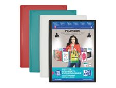 Oxford Polyvision - Porte vues personnalisable - 160 vues - A4 - disponible dans différentes couleurs opaques