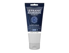 Lefranc & Bourgeois - Peinture acrylique - blanc de titane - 80 ml