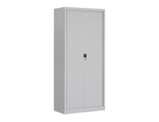 Armoire haute monobloc Class 900 - 180 x 90 x 43 cm - gris