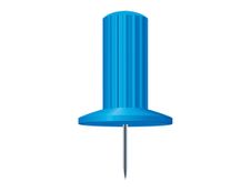 Exacompta - 25 Épingles papic - 10 mm - bleu