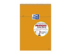 Oxford - Bloc notes - A4 + - 160 pages - petits carreaux - 80G - orange