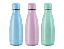 Aqua Pastel - Gourde Bouteille isotherme 350 ml - double paroi - disponible dans différentes couleurs - Viquel