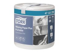 Tork Plus Portable M2 - Rouleau d'essuie-tout - 400 feuilles