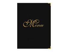 Bequet Elite - Protège-menu - 23,3 x 31,9 cm - noir