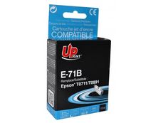 Cartouche compatible Epson T0891 Singe / T0711 Guépard - noir - UPrint E.71B  