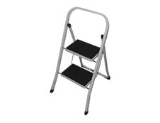 Tabouret - 2 marches - acier - blanc