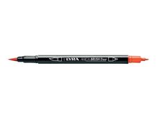 Lyra Aqua Brush Duo - Feutre pinceau double pointe - carmin foncé