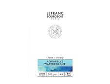 Lefranc & Bourgeois Studio - Papier pour peinture aquarelle - A5 - 12 feuilles