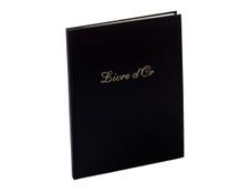 Exacompta Balacron - Livre d'or 26 x 22 cm - 100 pages - noir