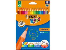 BIC Kids ecolutions Evolution - 18 Crayons de couleur