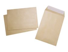 La Couronne - 10 Pochettes Enveloppes C5 162 x 229 mm - 90 gr - kraft - sans fenêtre - bande auto-adhésive
