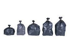 JET'SAC - 25 Sacs poubelle biodégradables 110L - noir