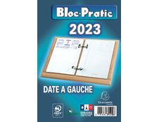 Bloc-Pratic - Bloc de bureau - date à gauche - Exacompta
