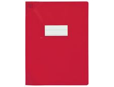 Oxford Strong Line - Protège cahier sans rabat - 17 x 22 cm - rouge opaque