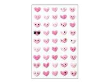 Maildor - 1 feuille gommettes Emoji cœur