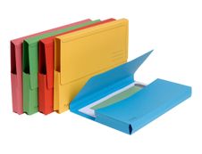 Exacompta Forever - 5 Chemises de poche - A4 - pour 200 feuilles - couleurs assorties