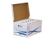 Bankers Box Basic Maxi A4+ - Conteneur + 6 boîtes archives dos 8 cm - Fellowes
