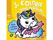 Je colorie sans déborder (2-4 ans) - La plage