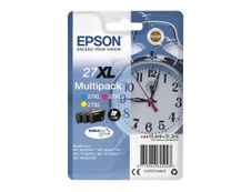 Epson 27XL Réveil - Pack de 3 - cyan, magenta, jaune - cartouche d'encre originale