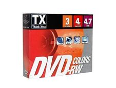 Think Extra - 3 DVD-RW avec boîtiers - 4.7 Go 