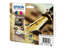 Epson 16XL Stylo Plume - Pack de 4 - noir, cyan, magenta, jaune - cartouche d'encre originale