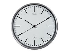 MaulFly - Horloge - mécanisme radio pilotée - 30 cm - blanc
