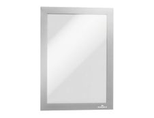 Durable Duraframe - Cadre d'affichage adhésif repositionnable - A5 - argent