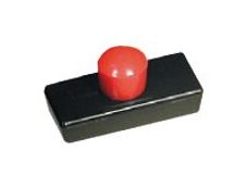 Sign - 5 Aimants bouton - 1.1 x 2.7 cm - rouge