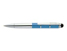 Online Piccolo - Stylo à bille bleu métallique - encre bleue