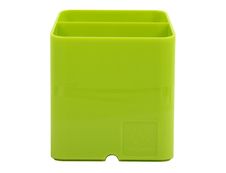 Exacompta Pen-Cube - Pot à crayons vert anis