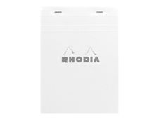 Rhodia - Bloc notes N°16 - A5 - 160 pages - petits carreaux - 80g - blanc
