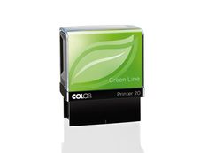 Colop Printer 20 Green Line - Tampon personnalisable - 4 lignes - format rectangulaire