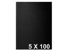 Exacompta Rock"s - 5 Paquets de 100 Chemises - 210 gr - noir