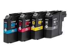Brother LC123 - Pack de 4 - noir, cyan, magenta, jaune - cartouche d'encre originale