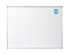DAHLE - Tableau blanc émaillé 45 x 60 cm - magnétique - cadre alu renforcé