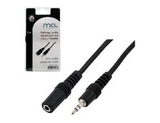 MCL Samar - rallonge de câble audio/stéréo JACK 3,5 (M)/(F) - 2 m