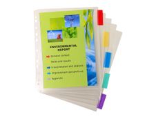 Exacompta Exactive - Pochette intercalaire 5 positions - A4 - polypropylène