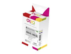 Cartouche compatible HP 932XL/933XL - pack de 4 - noir, cyan, magenta, jaune - Owa K10306OW 