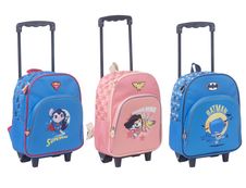 3661507522630-Sac maternelle à roulettes DC Superfriends - 1 compartiment - différents modèles disponibles - Kid'A--0