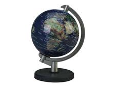 Sign - Globe lumineux - 13 cm - bleu - base en métal