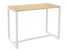 Table haute EASYDESK - L150 x P75 x H110 cm - plateau hêtre