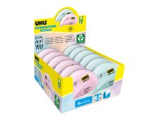 0000040267241-UHU - Mini rouleau correcteur - 5 mm x 6 m - pastel - plastique recyclé-Angle gauche-0