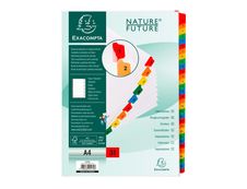 Exacompta Nature Future - Intercalaire 31 positions numériques 1 à 31 - A4 - carte blanche