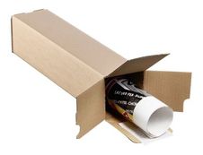 Tube d'expédition carré - 10,5 cm x 10,5 cm x 70 cm - Torraspapel
